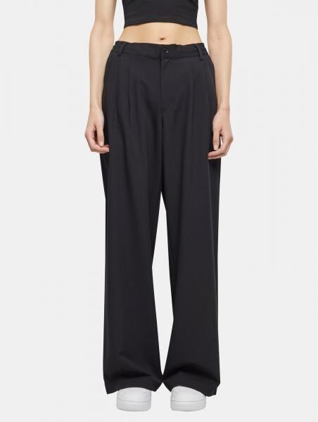 bequeme Urban Classics Damen Jeans Stretch 190 g/m&sup2; Schwarz