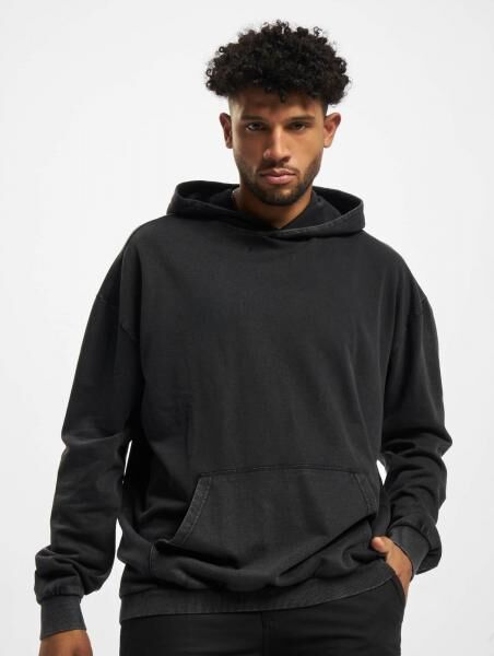 bequemer URBAN CLASSICS Herren Hoodie Taschen 240 g/m&sup2; mit Baumwolle Schwarz