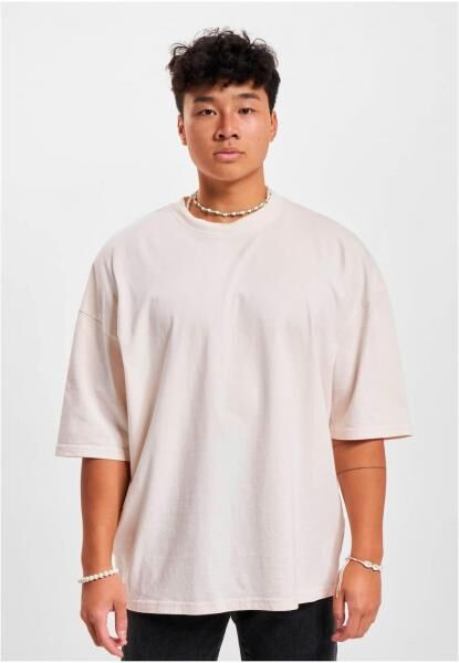 bequemes 2Y Premium Herren T-Shirt Oversize mit Baumwolle Ecru-Wei&szlig;