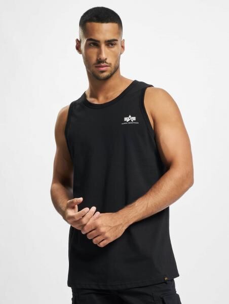 bequemes Alpha Industries Herren T-Shirt mit Baumwolle Schwarz