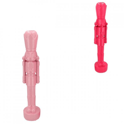 Statue nutcracker fuchsia/pink 16.5 cm 2 assorted