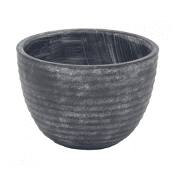 Blumentopf Turner Bowl grau 15 cm
