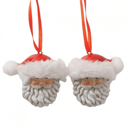 Boltze-Anhänger „Weihnachtsmann“, 6 cm, 2er-Set, sortiert