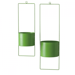 Boltze Blumentopf Mola grün 64 cm, 2er-Set