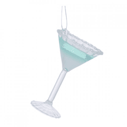 Boltze Weihnachtsanhänger aus Glas „Margherita“, 10 cm
