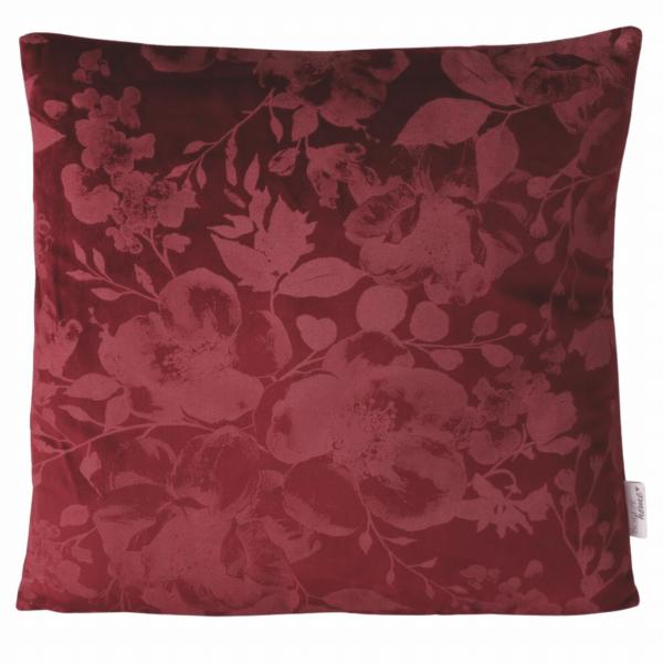 Boltze Kissen Amia bordeauxrot 45 x 45 cm