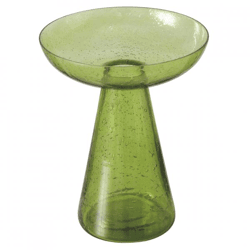 Boltze-Vase aus grünem Glas, 20 cm