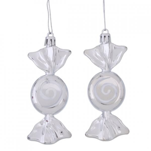 Boltze Weihnachtsanhänger „Goody Candy“, 11 cm, 2er-Set