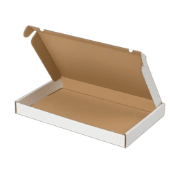 White, Unprinted Mailbox Box, 310 x 220 x 28 mm