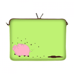 Digittrade Laptop-Hülle „Happy Piggy“ 13,3 Zoll