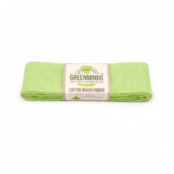 Greenminds Farbband Baumwolle grün 2 m
