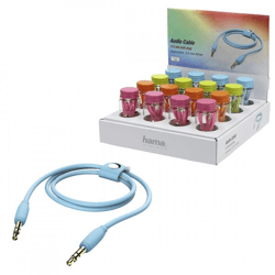 Hama Audio-Aux-Kabel, 1 m, 4er-Set, sortiert