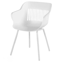 Hartman Jill Rondo Garden Chair, White/White, 78 cm