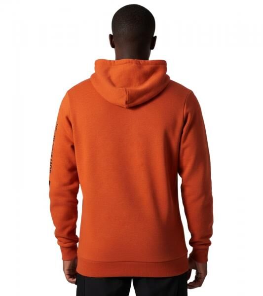 Helly Hansen Manchester Graphic Herren Hoodie Baumwoll-Pullover mit Kapuze 300 g/m&sup2; Sweat-Pullover 78380 290 Orange