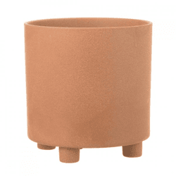 J-line Thibault Flower Pot, Brown, 21 cm