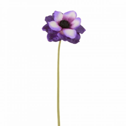 J-Line Kunstblume Anemone lila 40 cm
