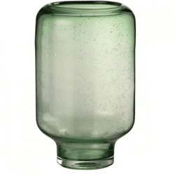 J-Line Nora Glass Vase, Green, 34 cm