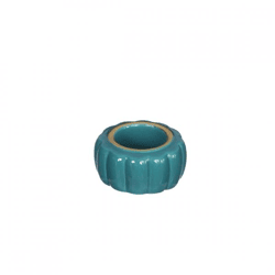 Kerzenleuchter Pouff petrol 4,5 cm