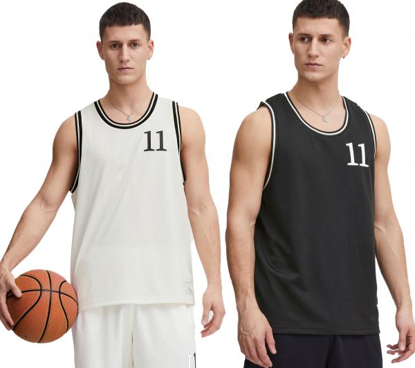 klassisches 11 PROJECT PRZayden Herren Tanktop mit Rundhals Top 21301016-ME Wei&szlig; oder Schwarz