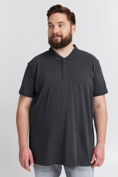 Klassisches SOLID SDTrip BT Herren Poloshirt Gro&szlig;e Gr&ouml;&szlig;en mit 3-Knopf-Leiste Shirt 21300885-ME-7989915 Blau