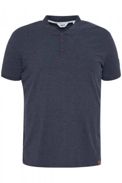 Klassisches SOLID SDTrip BT Herren Poloshirt Gro&szlig;e Gr&ouml;&szlig;en mit 3-Knopf-Leiste Shirt 21300885-ME-7989915 Blau