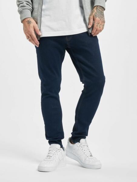 l&auml;ssige 2Y Premium Herren Jeans Slim Fit Rei&szlig;verschluss Taschen mit Baumwolle Blau