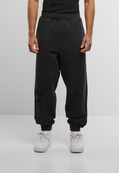 l&auml;ssige Carlo Colucci Herren Hose mit Baumwolle Schwarz