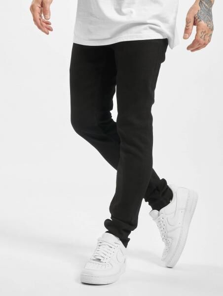 l&auml;ssige Denim Project Herren Jeans Skinny Fit Stretch mit Baumwolle Schwarz