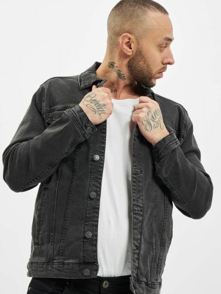 l&auml;ssige Denim Project Herren Jeans Stretch Taschen Denim mit Baumwolle Schwarz