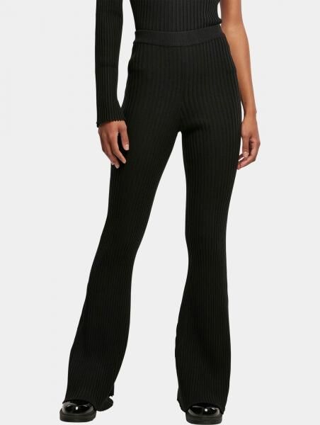 l&auml;ssige URBAN CLASSICS Damen Hose 12 g/m&sup2; Schwarz