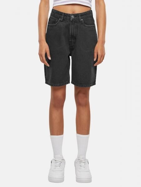 l&auml;ssige Urban Classics Damen Jeans mit Baumwolle Schwarz