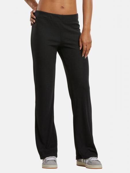 l&auml;ssige Urban Classics Damen Jeans Schwarz