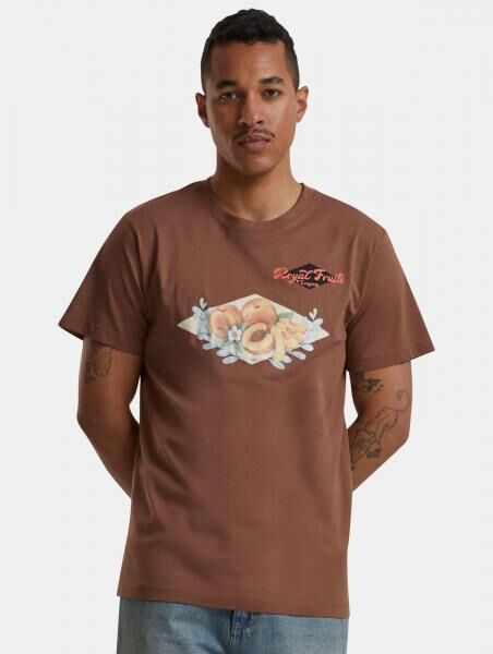 l&auml;ssiges Mister Tee Herren T-Shirt mit Baumwolle Braun