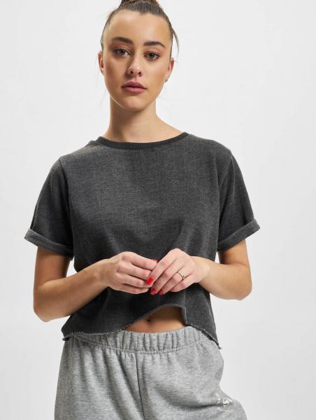 l&auml;ssiges Urban Classics Damen T-Shirt 240 g/m&sup2; Anthrazit