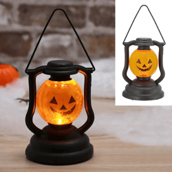 LED Laterne Halloween Kürbis, ca. 14cmH