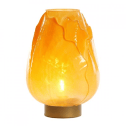 Light & Living Tischleuchte Ginny LED auf Batterie ockergelb 19,5 cm