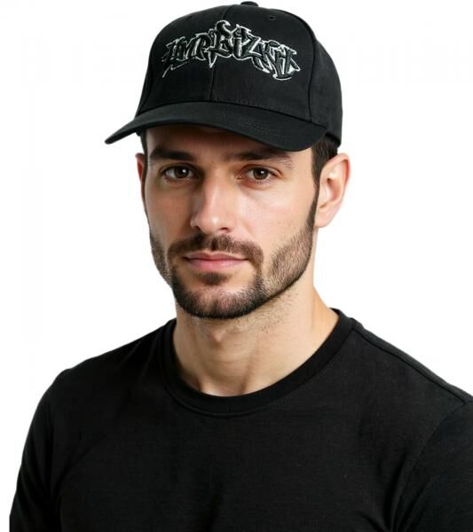 Limp Bizkit Unisex Metal-Band Trucker-Cap Baseball-Cap mit Logo-Stickerei Baumwoll-Cap Fan-M&uuml;tze 1233LB Schwarz