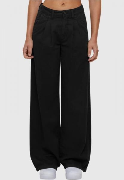 moderne Urban Classics Damen Jeans Mirror-Look 260 g/m&sup2; mit Baumwolle Schwarz