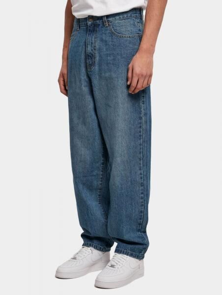 moderne URBAN CLASSICS Herren Jeans 150 g/m&sup2; mit Baumwolle Blau
