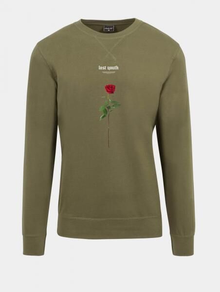 modernes Mister Tee Herren Sweatshirt mit Baumwolle Khaki