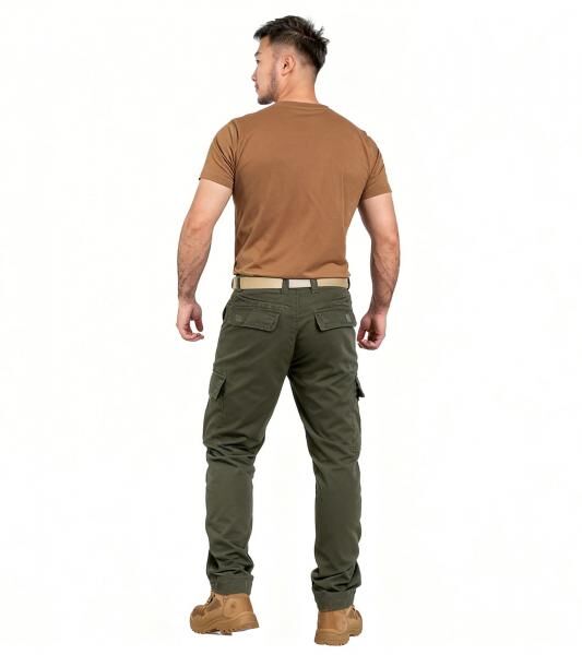praktische ALPHA INDUSTRIES Agent Herren Cargo-Hose mit 6 Taschen Baumwoll-Hose 158205 Oliv-Gr&uuml;n