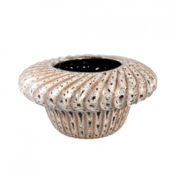 PTMD Blumentopf Sindi Low, braun, S, 24 cm