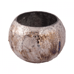 PTMD Teelichthalter Inanna S, silberfarben, 10 cm