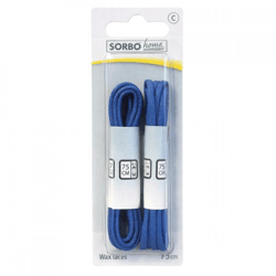 Sorbo Schnürsenkel Wachs blau 75 cm 2 Paar