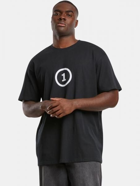 sportliches Mister Tee Herren T-Shirt Oversize 240 g/m&sup2; mit Baumwolle Schwarz