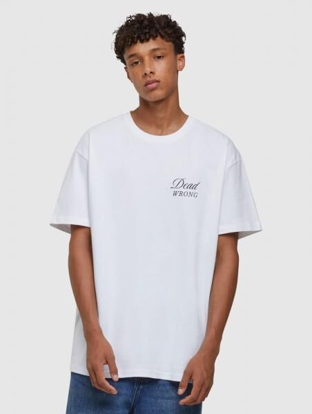 sportliches Mister Tee Herren T-Shirt Oversize 240 g/m&sup2; mit Baumwolle Wei&szlig;