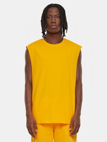 sportliches URBAN CLASSICS Herren T-Shirt 180 g/m&sup2; mit Baumwolle Gelb