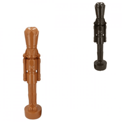 Statue nutcracker black/brown 16.5 cm 2 assorted