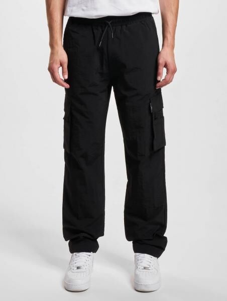 stylische DEF Herren Jeans Schwarz