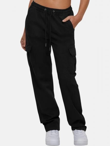 stylische Urban Classics Damen Jeans Stretch Taschen 320 g/m&sup2; mit Baumwolle Schwarz